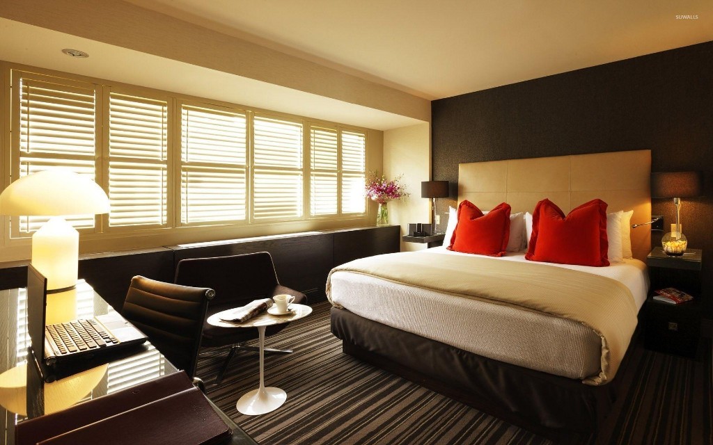 Corporate hotel room at Second Home with workspace, South Ealing London